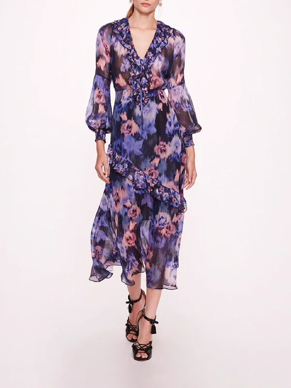 Midi Dresses for Evening Cocktail Parties-Varda