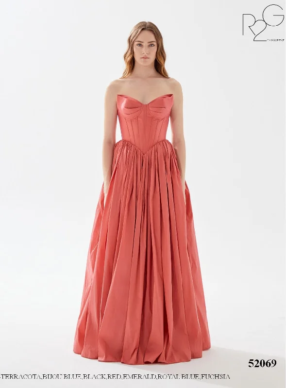 Evening Dress for Elegant Dinner Party-Tarik Ediz (R2G): 52069