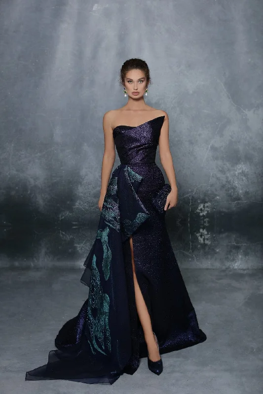 Luxury Evening Dress for VIP Party-Tarik Ediz (R2G): 96071