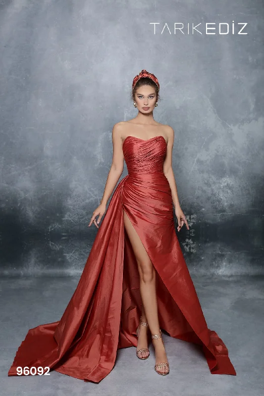 Evening Dress for Black Tie Event-Tarik Ediz (R2G): 96092