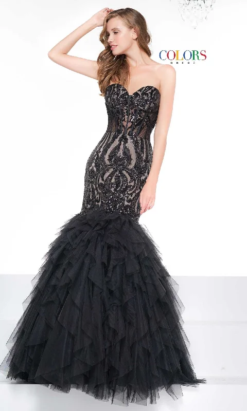 Evening Dress for Black Tie Event-Colors Dress 2067 Formal Prom Dress