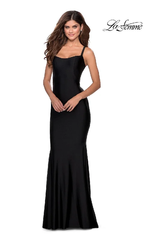 Evening Dress with A-Line Skirt-La Femme 28568 Formal Prom Dress