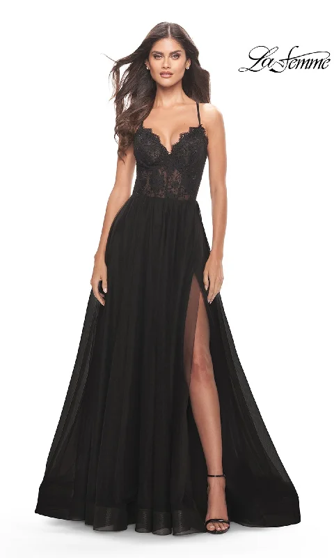 Evening Dress for Autumn Celebration-La Femme 31271 Formal Prom Dress