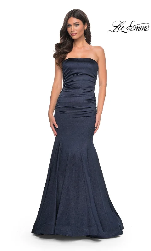 Evening Dress with Tulle and Beads-La Femme 31980 Formal Prom Dress