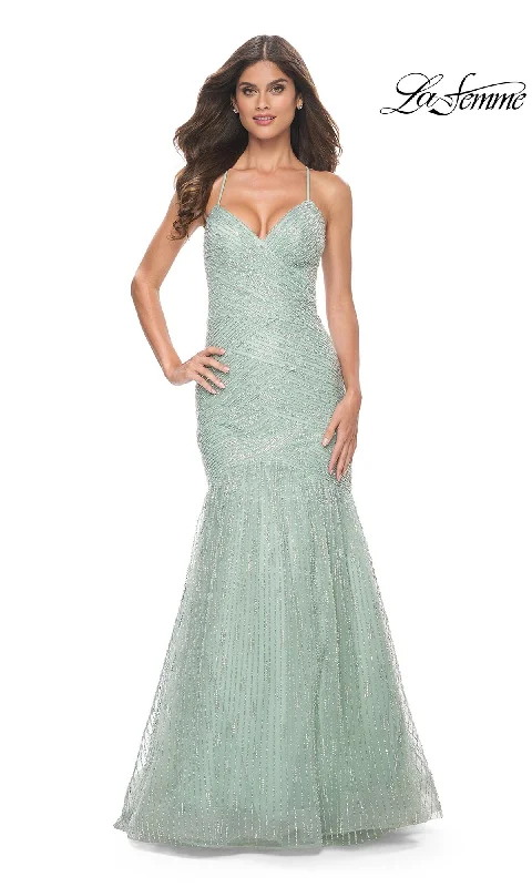 Evening Dress for Prom or Graduation-La Femme 32026 Formal Prom Dress