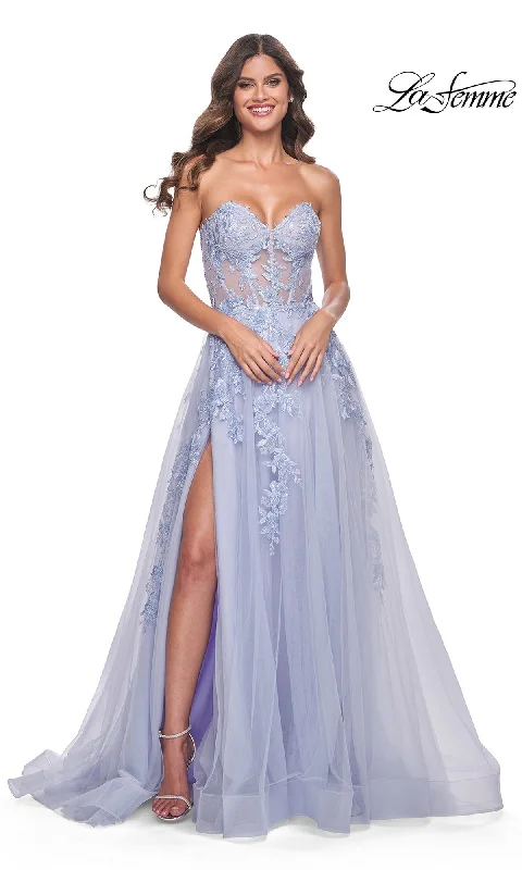 Evening Dress for Fall Gala Event-La Femme 32082 Formal Prom Dress