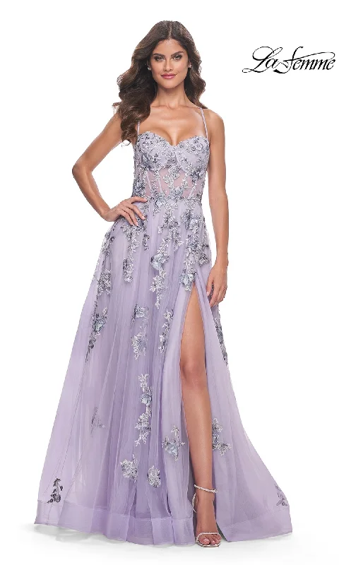 Evening Dress for Birthday Celebration-La Femme 32221 Formal Prom Dress