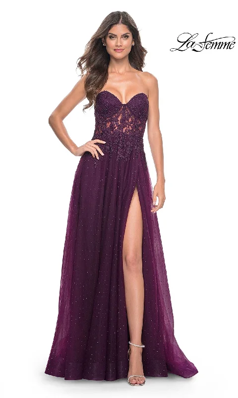 Evening Dress for Evening Soiree-La Femme 32253 Formal Prom Dress