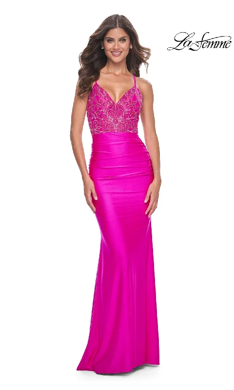 Evening Dress for Bridal Reception-La Femme 32324 Formal Prom Dress