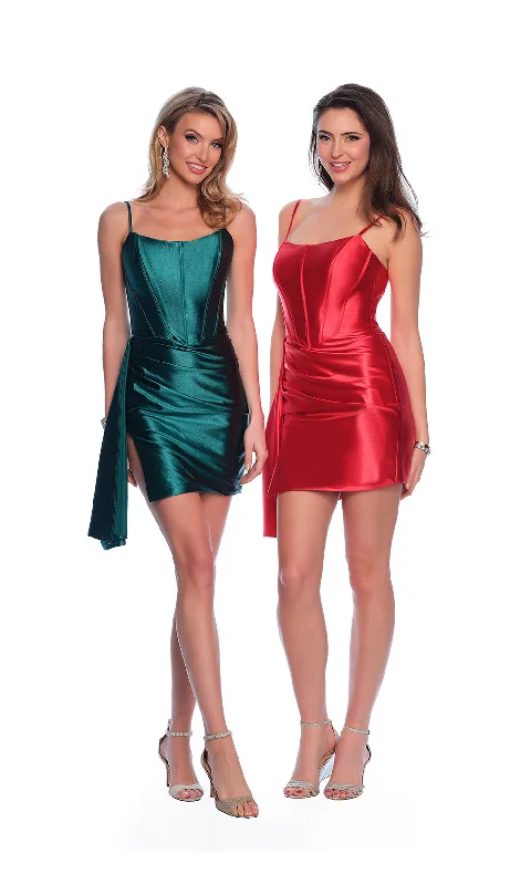 Mini Dresses for relaxed styling-Dave & Johnny 11307