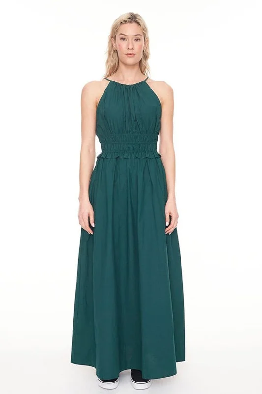 Maxi dresses with bold prints for formal occasions -Cruise Jewel Green Maxi Dress