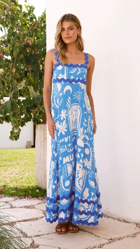 Maxi dresses for stylish family dinners -Eaton Maxi Dress - Frances Collection