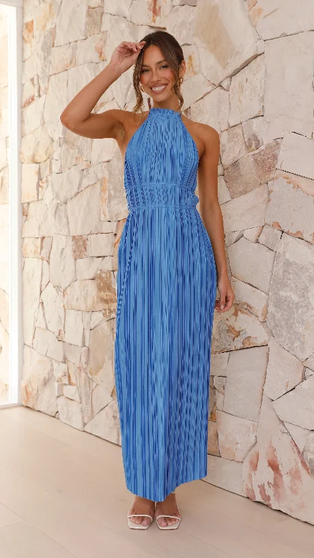 Maxi dresses for luxurious black-tie events -Frances Maxi Dress - Blue