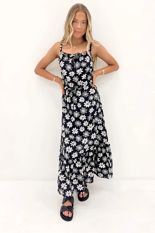 Maxi dresses with luxurious beaded detail -Liana Maxi Dress Print