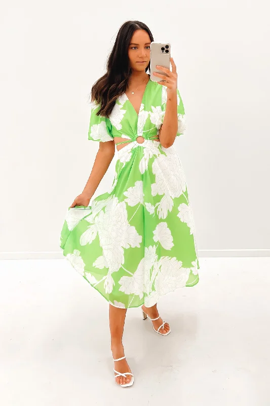 Maxi dresses for destination parties -Nicole Maxi Dress Green