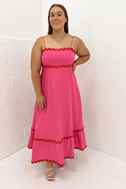 Maxi dresses for a glamorous evening out -Norah Maxi Dress Hot Pink