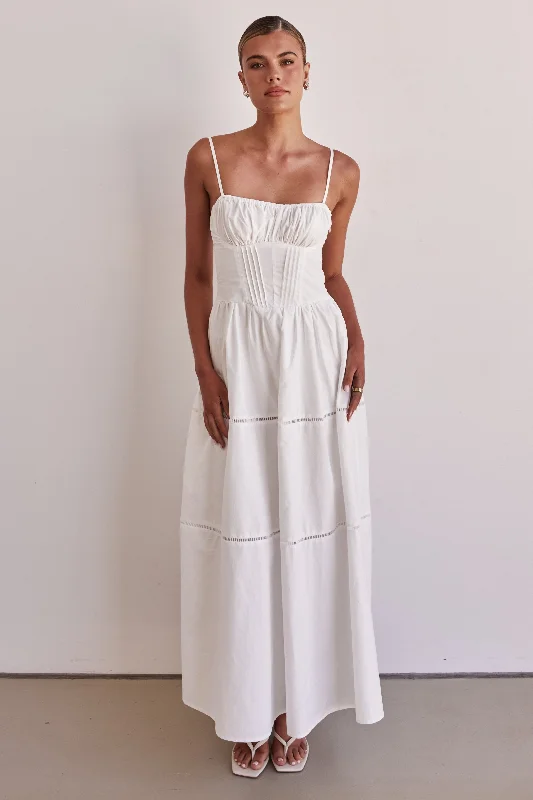 Maxi dresses for formal beach receptions -Paolo Maxi Dress (White)