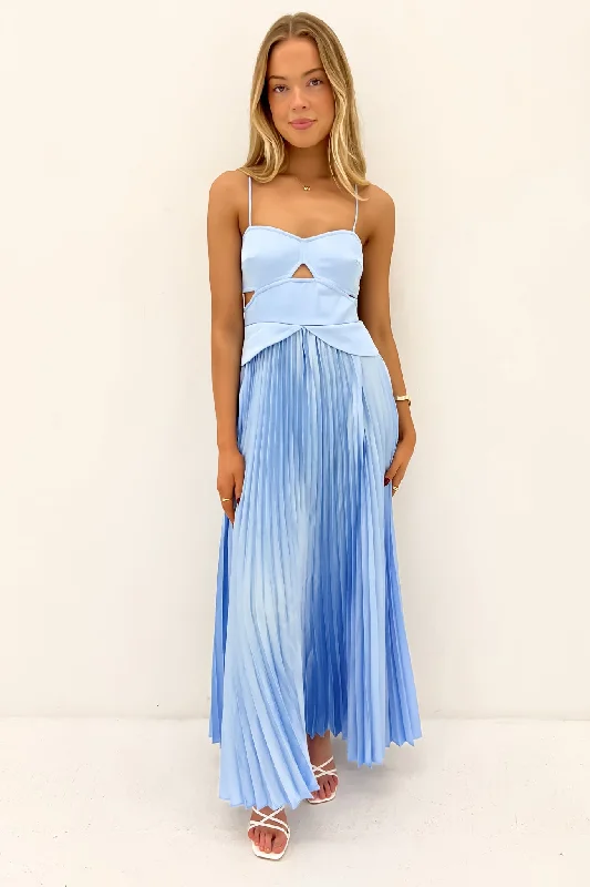 Maxi dresses with elegant beading details -Parker Maxi Dress Blue