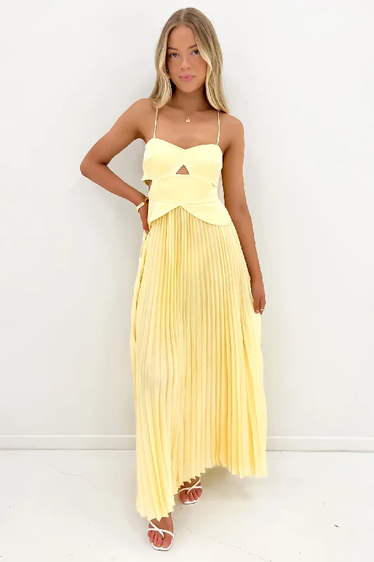 Maxi dresses for daytime garden parties -Parker Maxi Dress Yellow