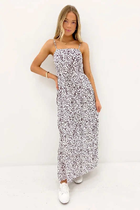 Maxi dresses for luxurious destination dinners -Rhi Maxi Dress Print