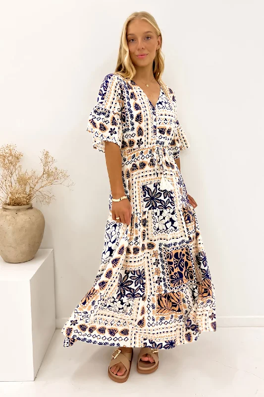 Maxi dresses for tropical beach weddings -Scarlett Maxi Dress Phoenix