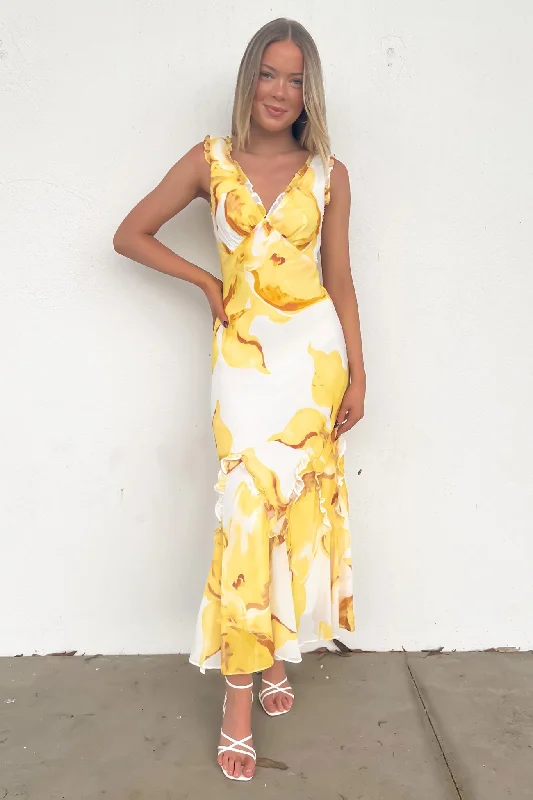 Maxi dresses for bridal showers -Sophie Maxi Dress Marigold