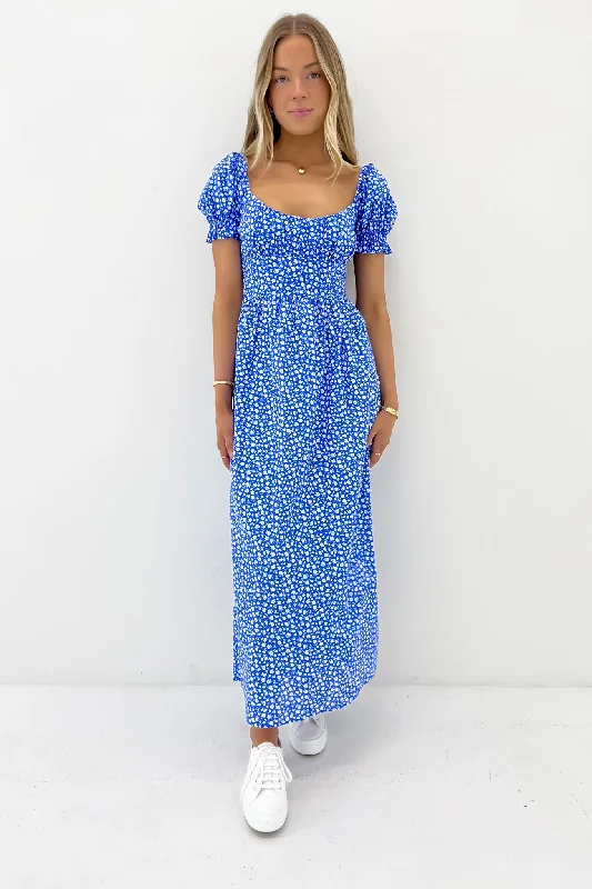 Maxi dresses for tropical wedding celebrations -Tara Maxi Dress Print