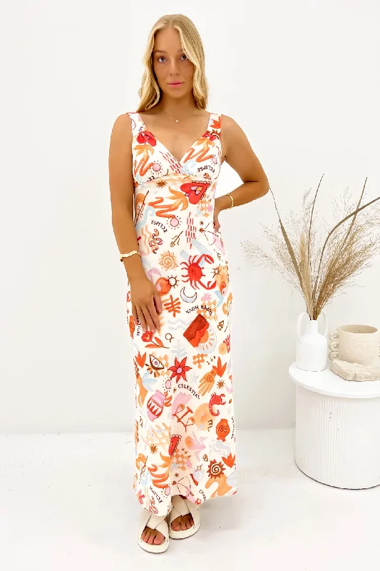 Maxi dresses for spring garden parties -Tyra Maxi Dress Vintage White