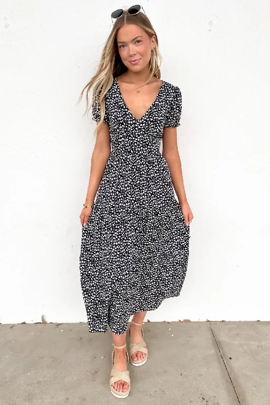 Maxi dresses with modern embroidery work -Zendaya Maxi Dress Floral